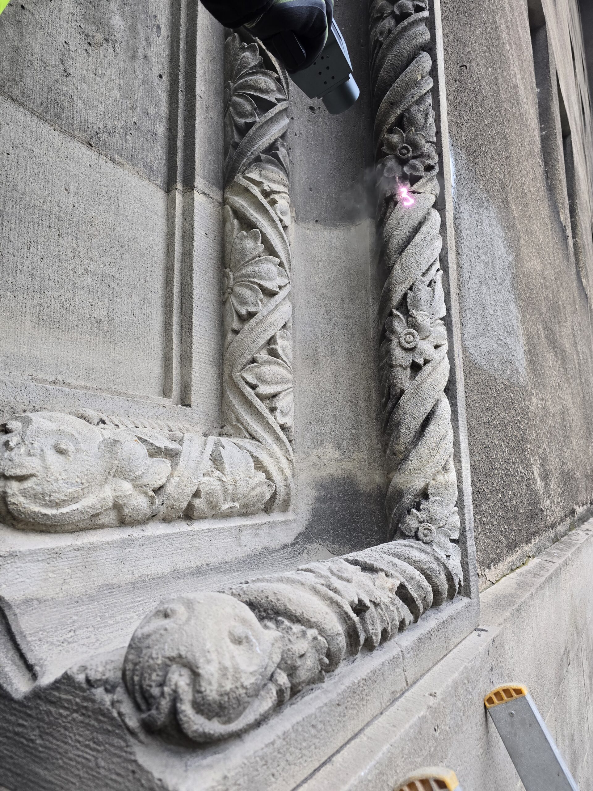 Laserowe czyszczenie elewacji